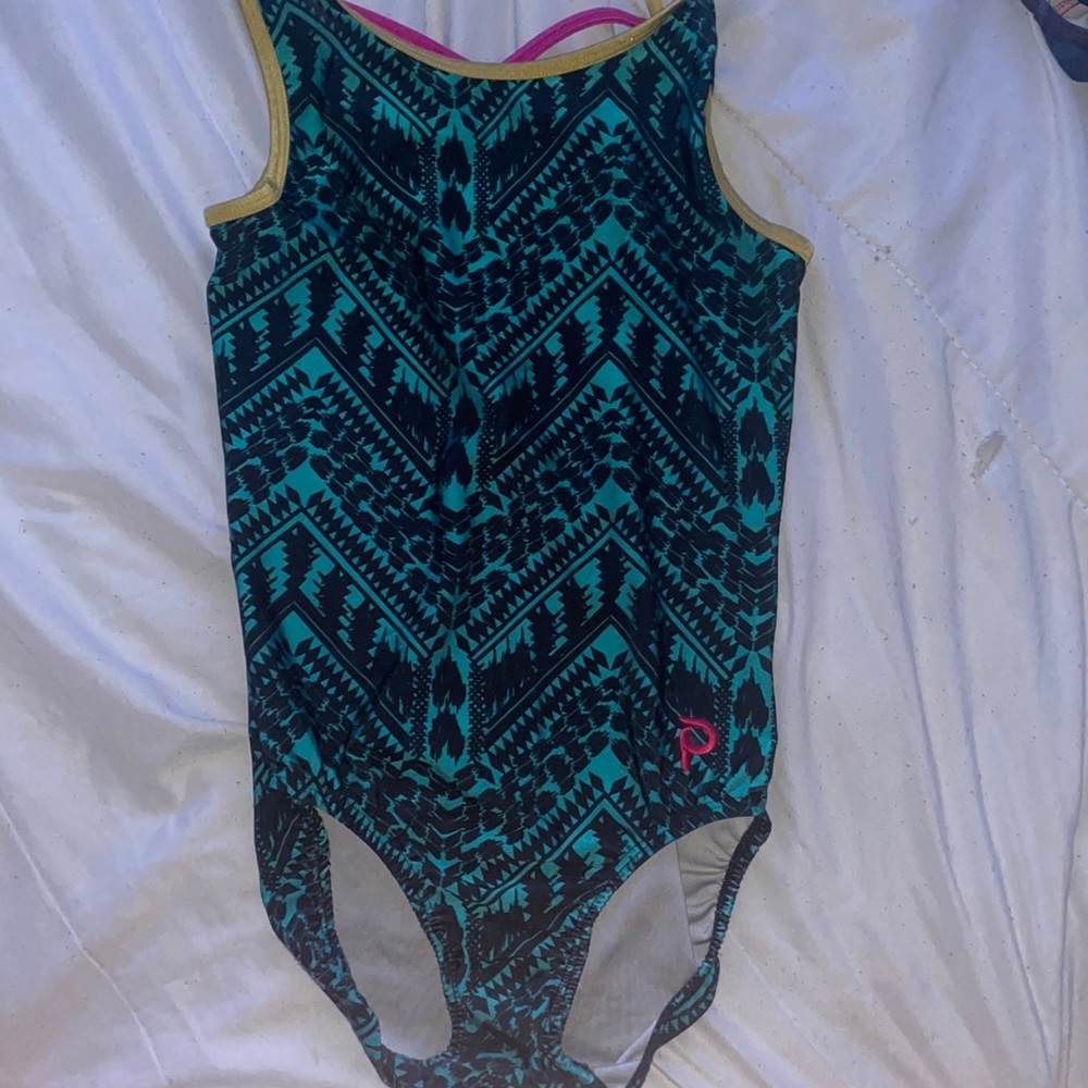 Plum gymnastics leotard